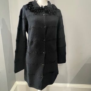 FENDI BLACK COAT EXCELLENT CONDITION  $250 ORIGINAL SIZE 42